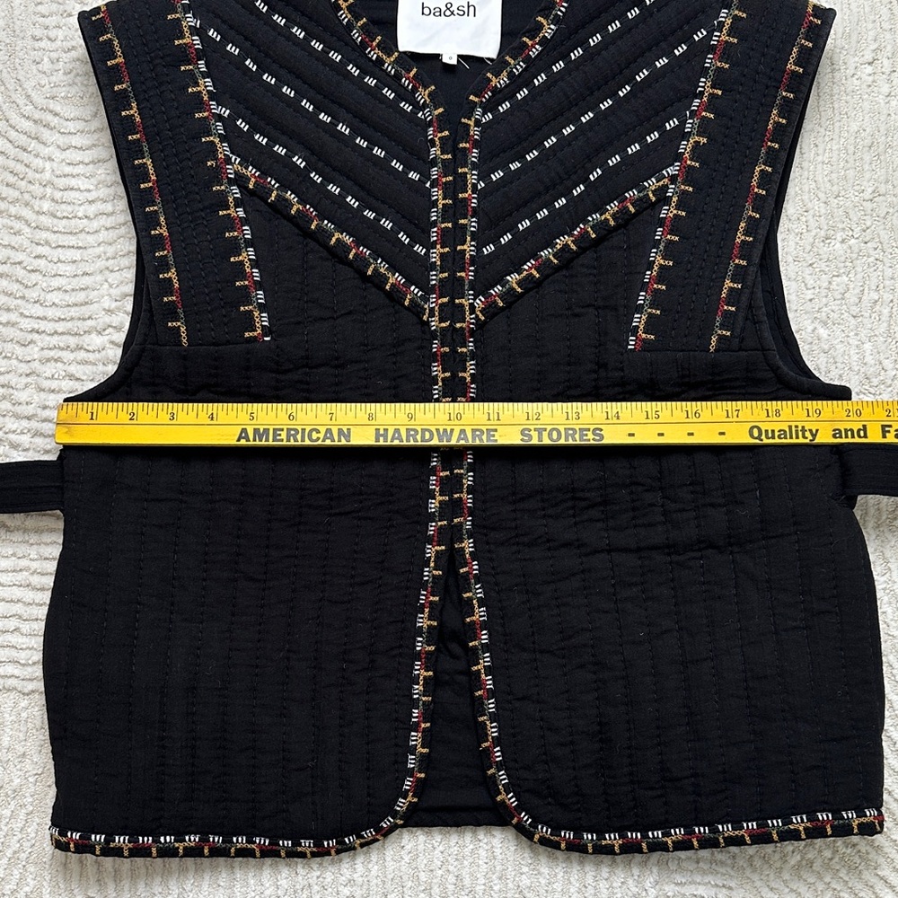 Ba&sh Clevie Sleeveless Jacket Women’s Size 2 - Picture 6 of 16